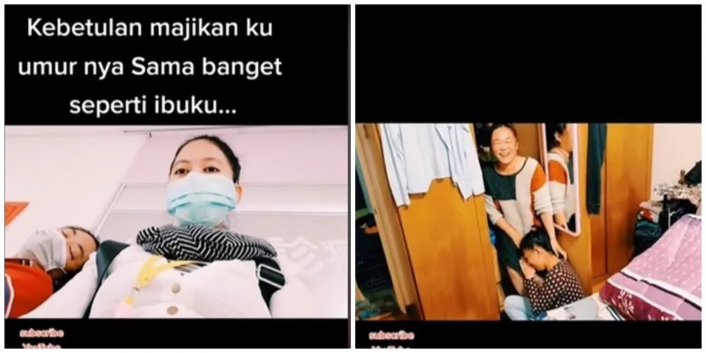 Cerita manis TKW dan majikan © TikTok Cerita manis TKW dan majikan © TikTok