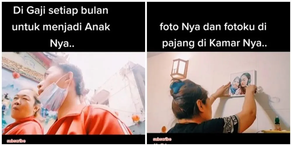 Cerita manis TKW dan majikan © TikTok Cerita manis TKW dan majikan © TikTok