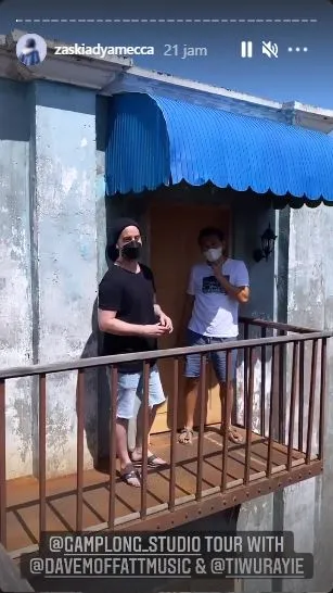 potret dave dan zaskia © 2021 Instagram