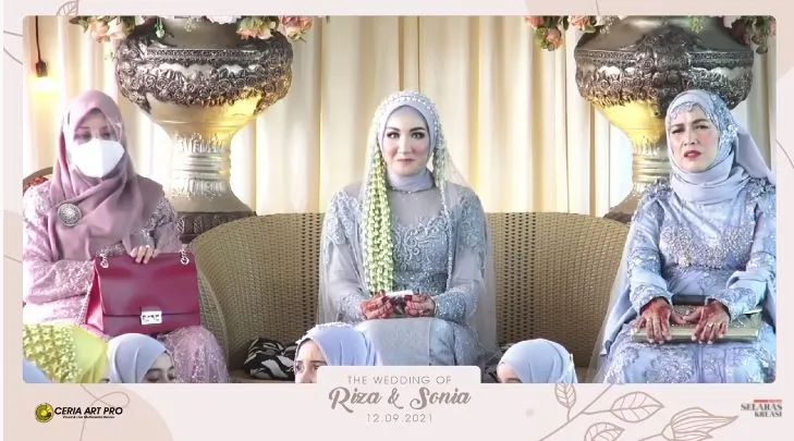 momen akad nikah riza dan sonia alattas © berbagai sumber