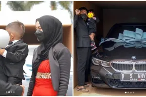 Bukan seleb, viral bocah 2 tahun dapat kado mobil senilai Rp 1,2 M