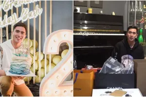 7 Potret kado ultah mewah Verrel Bramasta, dari turntable hingga raket