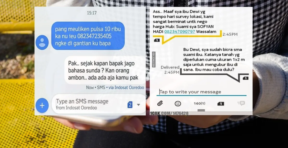 27 Balasan SMS penipuan ini kocak, penipu tak berkutik dikerjain balik