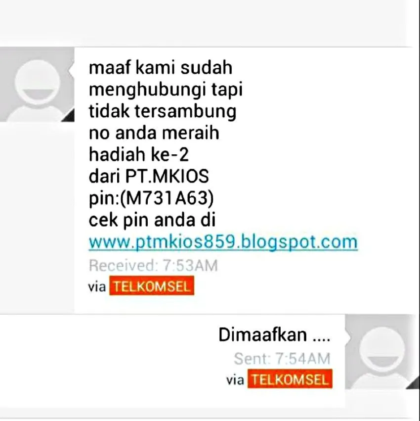 27 Balasan SMS penipuan ini kocak berbagai sumber 27 Balasan SMS penipuan ini kocak berbagai sumber