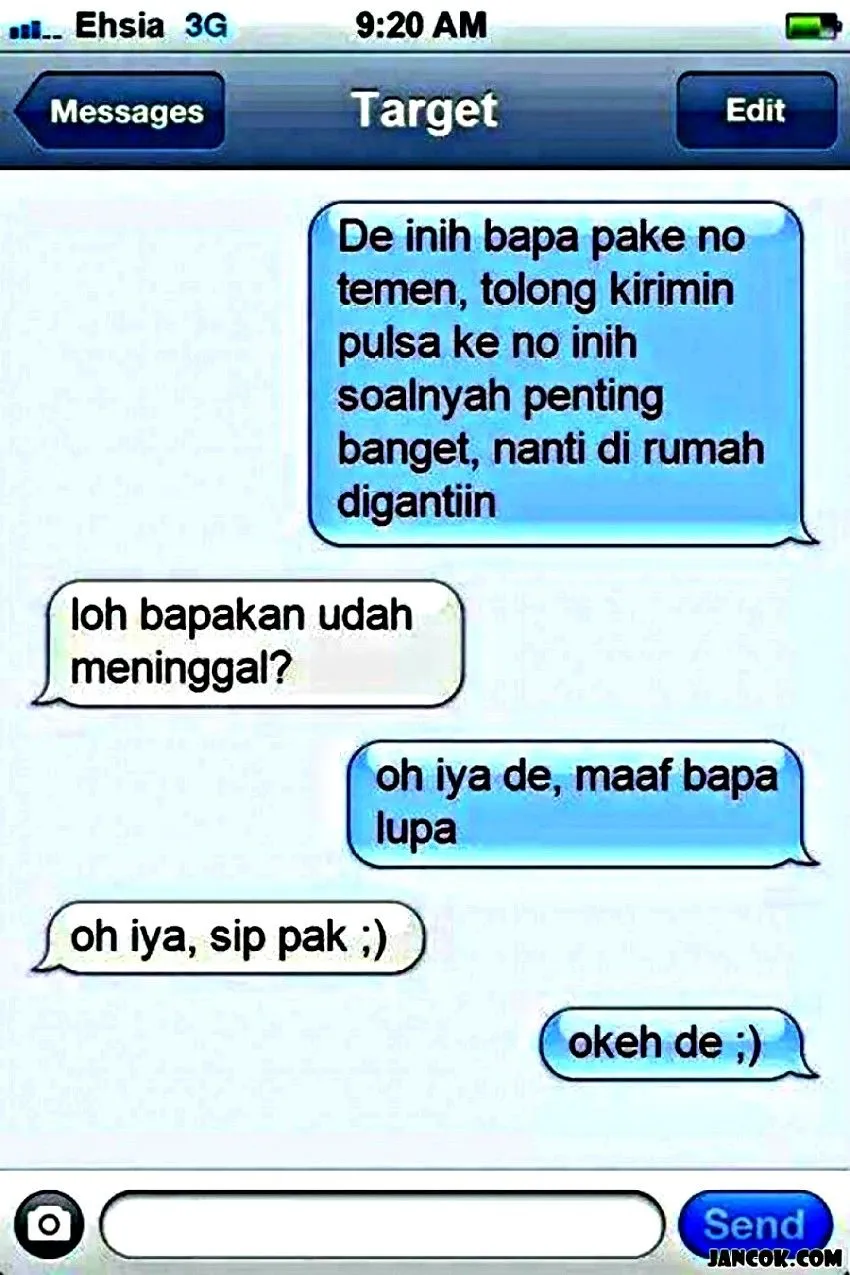 27 Balasan SMS penipuan ini kocak berbagai sumber 27 Balasan SMS penipuan ini kocak berbagai sumber