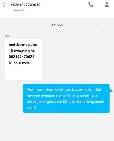 27 Balasan SMS penipuan ini kocak berbagai sumber 27 Balasan SMS penipuan ini kocak berbagai sumber