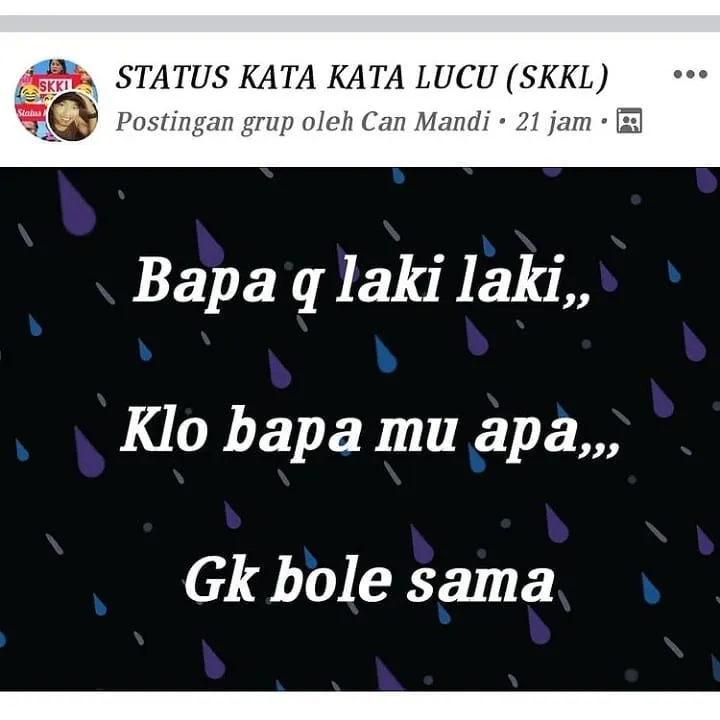 status FB guyonan singkat yang lucu abis © 2021 instagram.com status FB guyonan singkat yang lucu abis © 2021 instagram.com