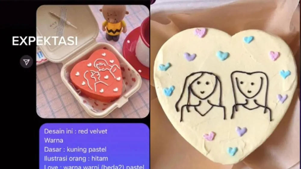 bento cake gagal © 2021 TikTok