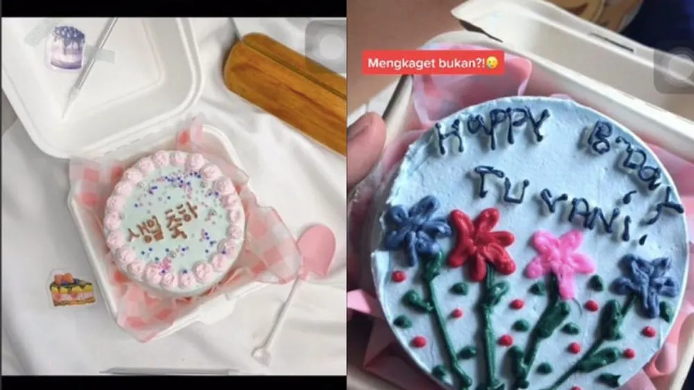 bento cake gagal © 2021 TikTok
