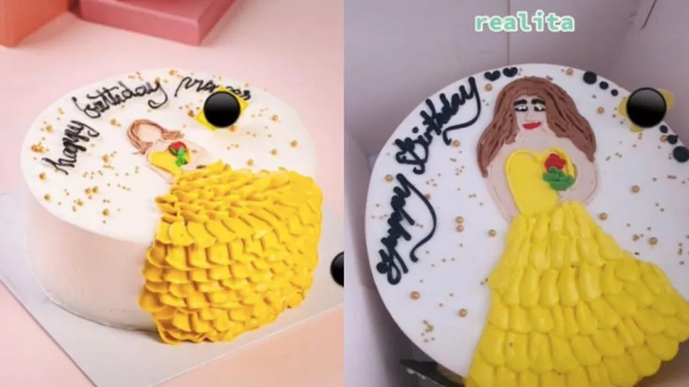 bento cake gagal © 2021 TikTok
