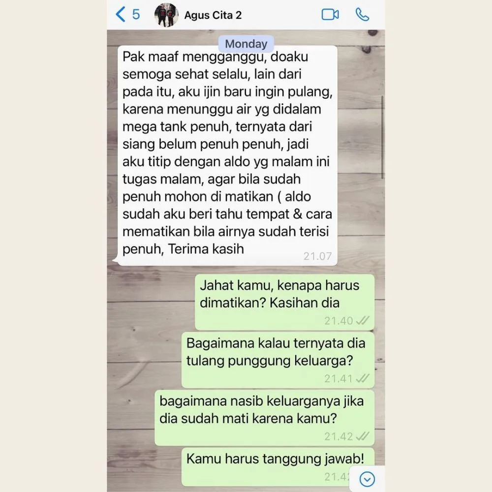 Chat lucu Agus Citayem asisten Denny Cagur © 2021 brilio.net