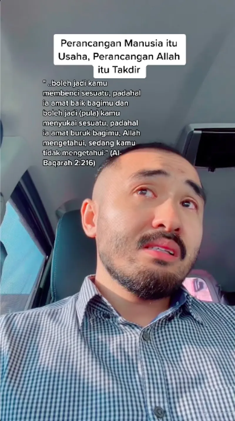 lelaki ini patah hati tak jadi nikah TikTok/@manusiaberbulu lelaki ini patah hati tak jadi nikah TikTok/@manusiaberbulu