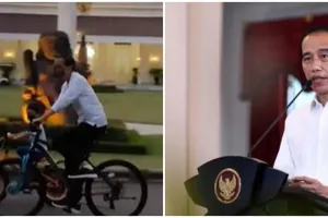 Sapa warga Jogja di Istana Kepresidenan, gestur Jokowi jadi buah bibir