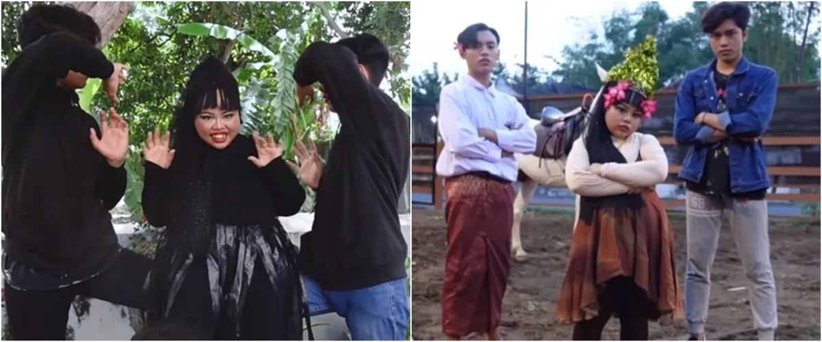 7 Potret Kekeyi cover MV Lisa Blackpink, mekeup-nya antimainstream