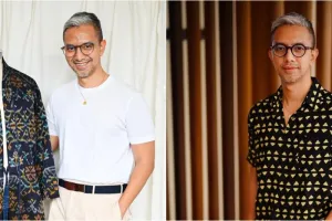 5 Potret cardigan karya desainer Didiet Maulana, hadiah untuk Hyun Bin