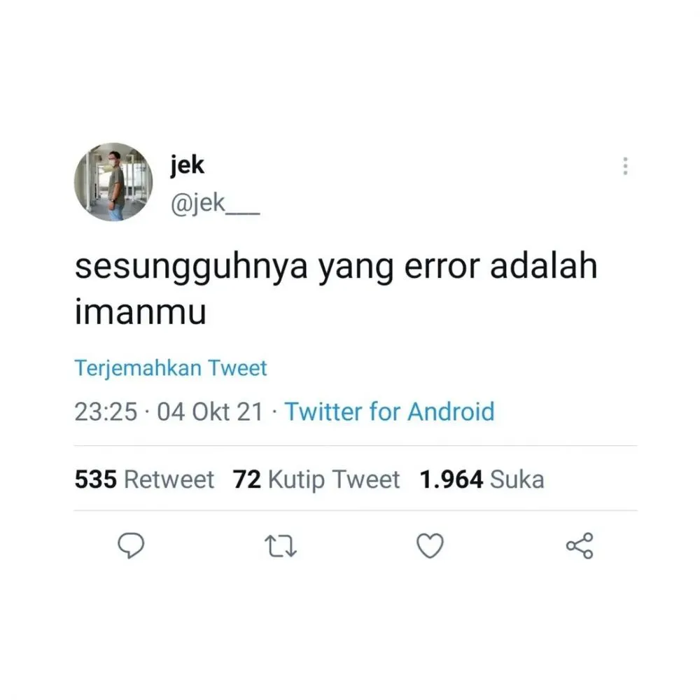 cuitan lucu fb down © 2021 Twitter