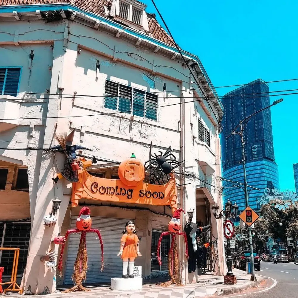 boneka Squid Game di Surabaya diangkut © 2021 brilio.net