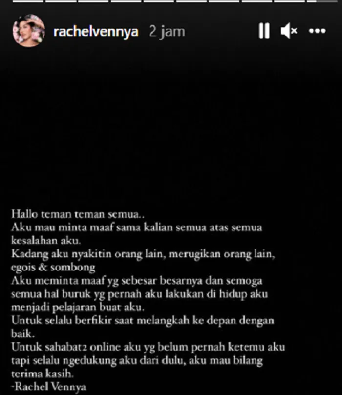 Kontroversi yang pernah menghampiri selebgram Rachel Vennya Berbagai sumber 