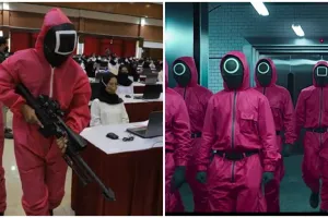 Heboh panitia seleksi CPNS berkostum Squid Game, bikin makin deg-degan