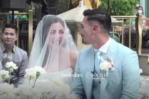 Penuh haru, 11 momen pemberkatan Jessica Iskandar dan Vincent Verhaag