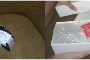 Wanita beli handphone online, setelah datang isinya bikin miris