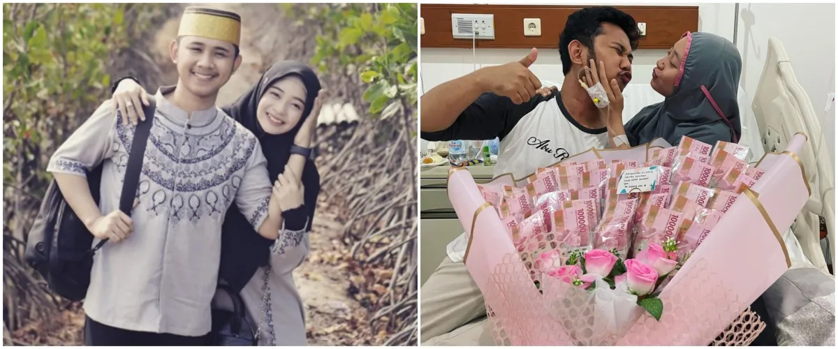 7 Momen Ega Noviantika ultah di rumah sakit, Rafly DA beri buket uang