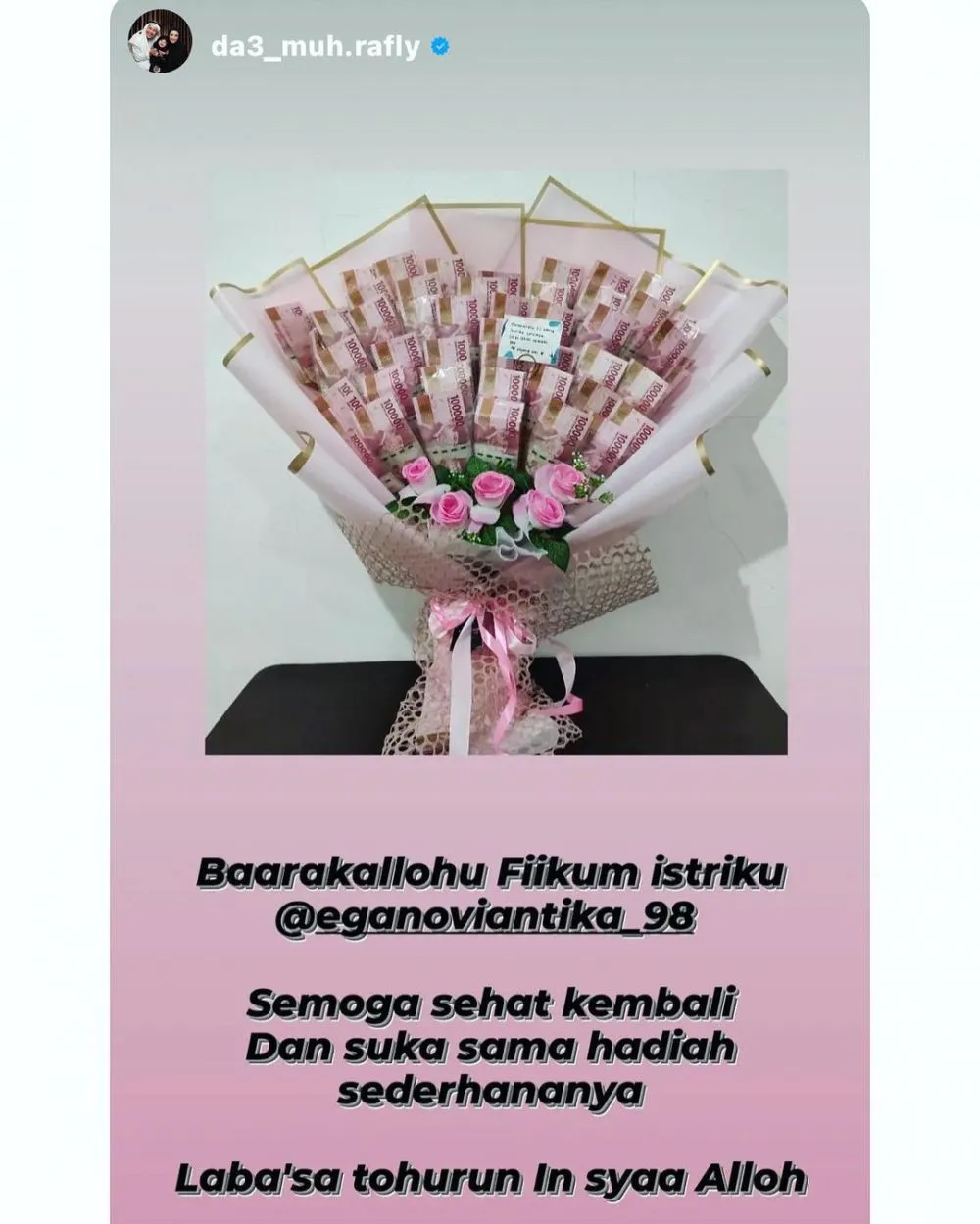 Ega Noviantika ultah di rumah sakit © Instagram Ega Noviantika ultah di rumah sakit © Instagram