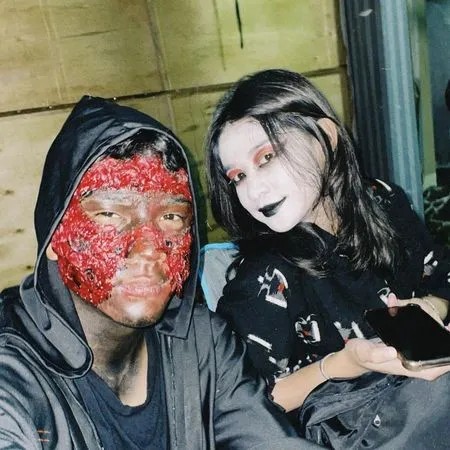 Pemain Dari Jendela SMP saat merayakan Helloween Instagram Pemain Dari Jendela SMP saat merayakan Helloween Instagram