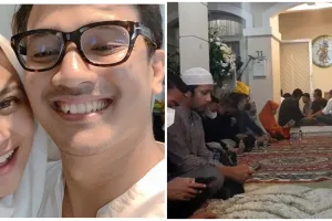 Momen tahlilan mendiang Vanessa Angel dan suami, digelar 3 hari