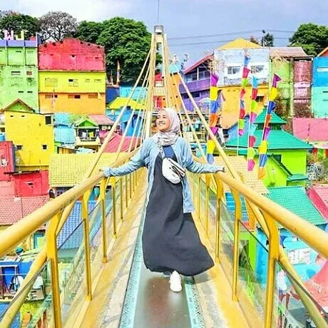 Potret apik Kampung Jodipan Instagram Potret apik Kampung Jodipan Instagram