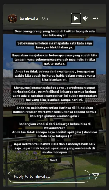 Klarifikasi Ernest Prakasa usai buat cuitan soal Gala Instagram Klarifikasi Ernest Prakasa usai buat cuitan soal Gala Instagram