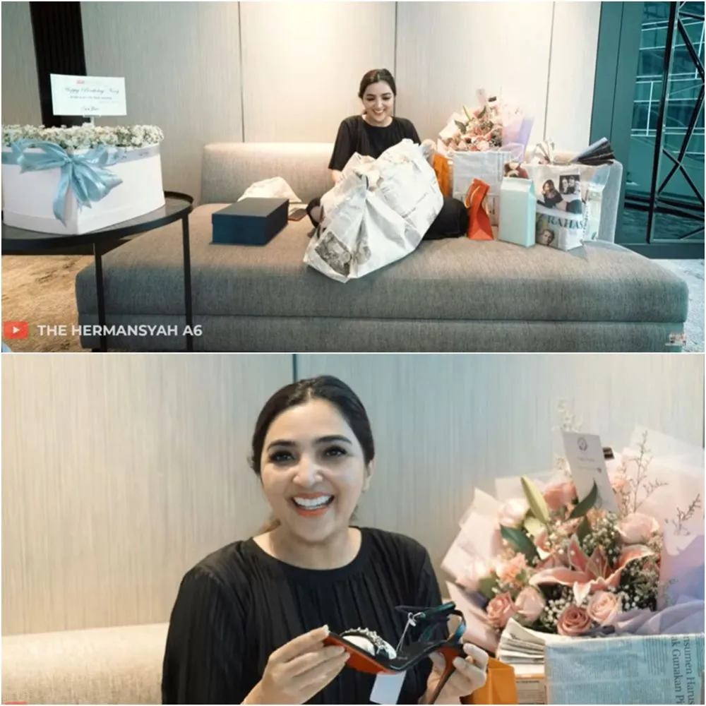 seleb dapat kado ultah dari karyawan © YouTube