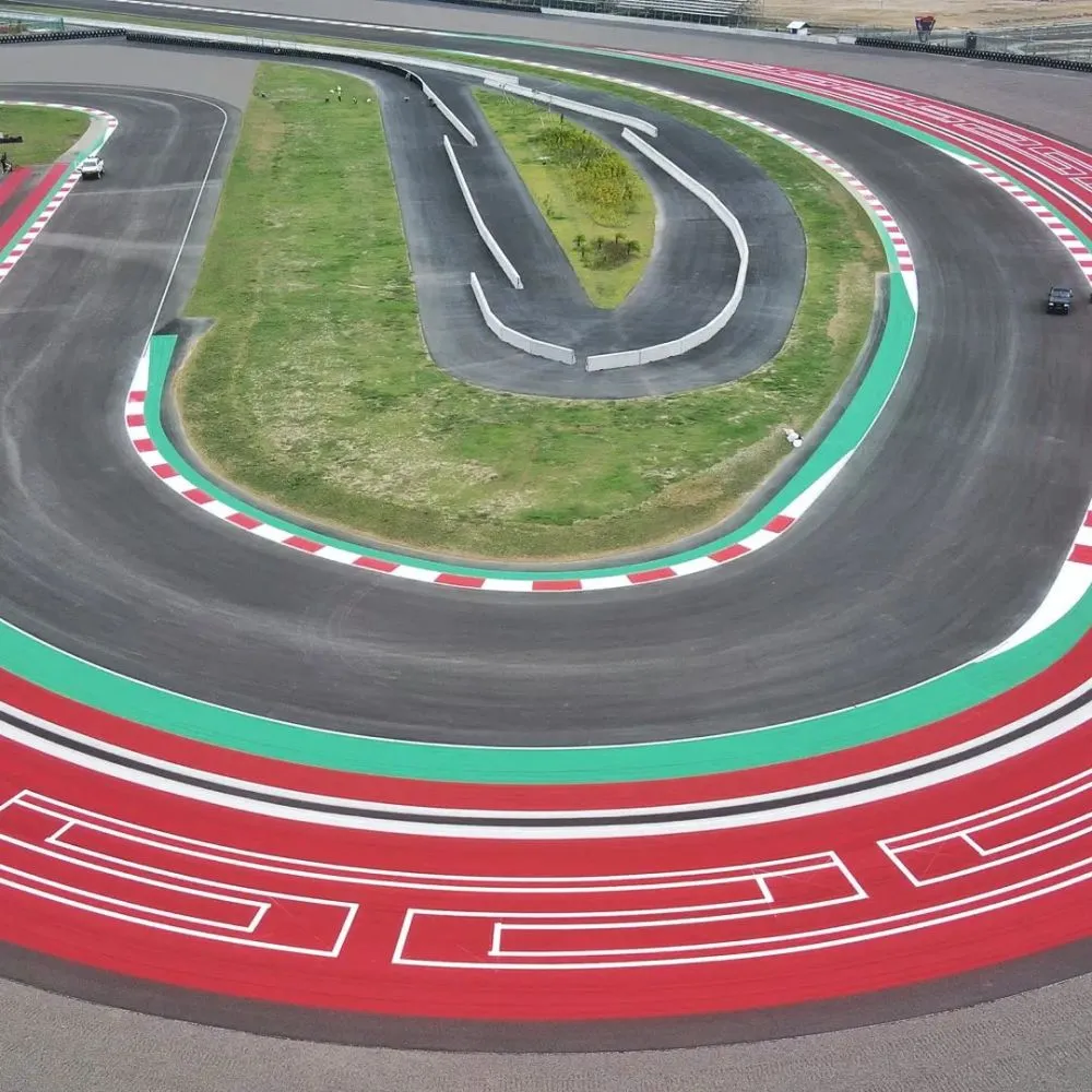 Potret persiapan sirkuit mandalika © 2021 brilio.net