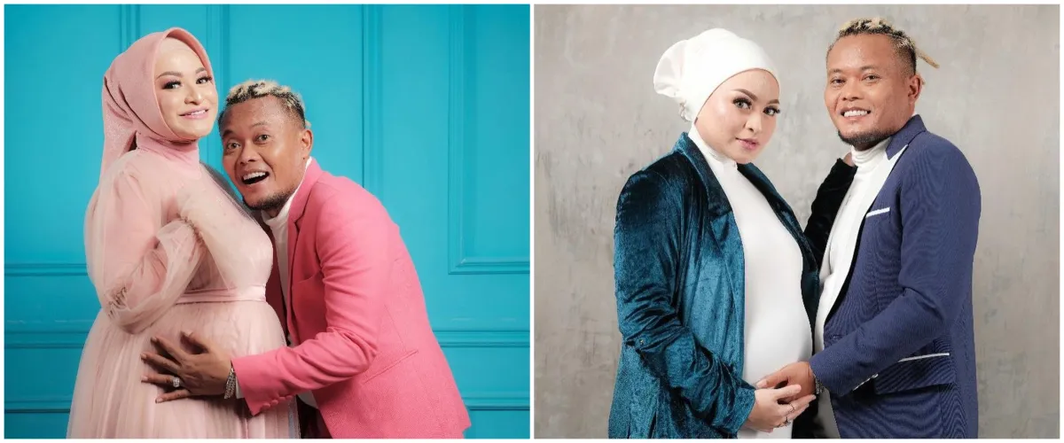 9 Momen maternity shoot Nathalie Holscher, gaya rambut Sule nyentrik