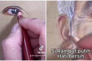 Selebgram asal Semarang ini lukis Ganjar Pranowo, hasilnya tuai pujian