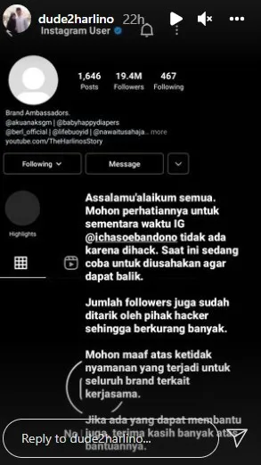 Instagram Alyssa Soebandono dihack © 2021 Instagram Instagram Alyssa Soebandono dihack © 2021 Instagram
