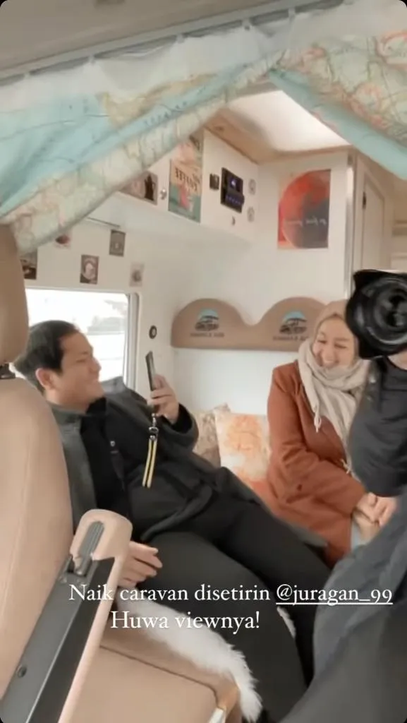 Campervan yang disewa Gilang Instagram