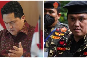Jadi anggota kehormatan Banser, ini momen Erick Thohir ikut Diklatsar