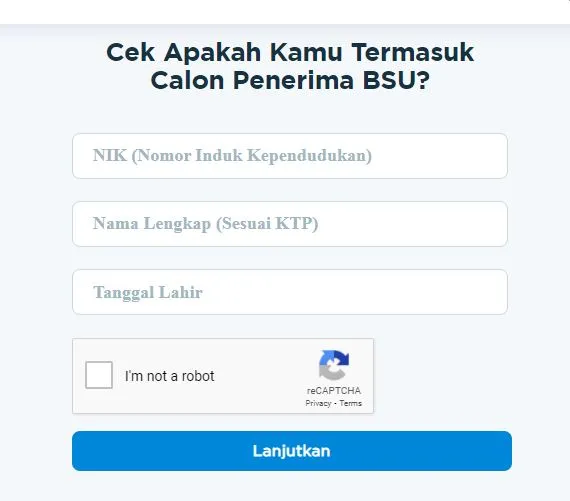 Cara cek penerima BSU © 2021 brilio.net Cara cek penerima BSU © 2021 brilio.net