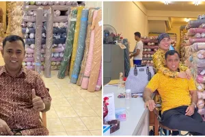 11 Potret toko kain ayah Bibi Ardiansyah di Tanah Abang