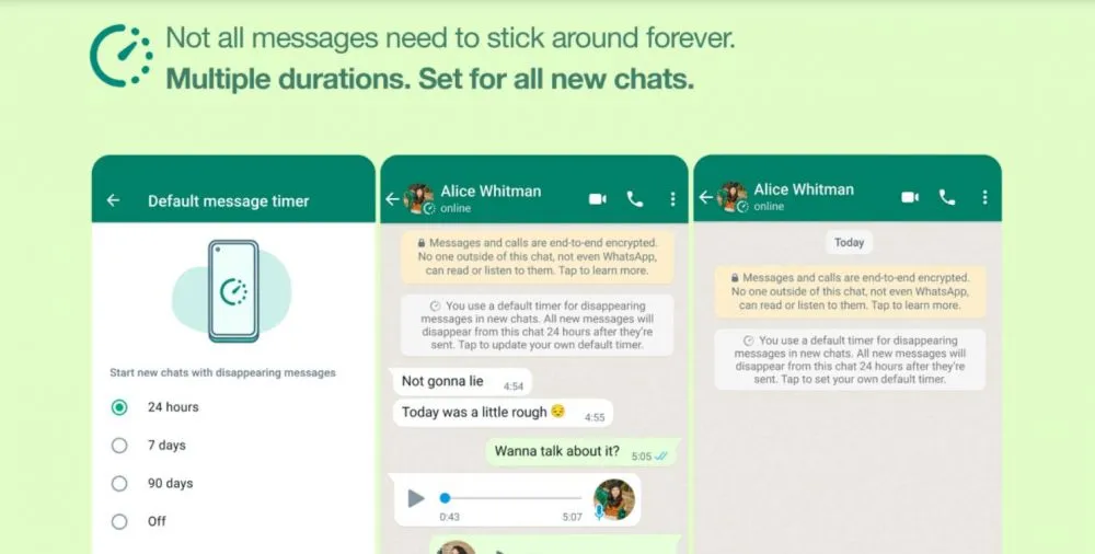 WhatsApp update Disappearing Messages © 2021 brilio.net WhatsApp update Disappearing Messages © 2021 brilio.net