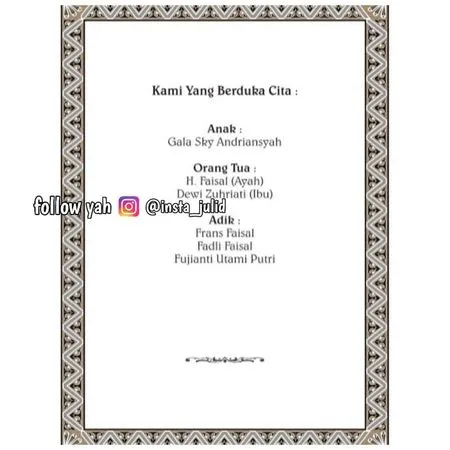 potret buku yasin keluarga Bibi Ardiansyah © berbagai sumber potret buku yasin keluarga Bibi Ardiansyah © berbagai sumber