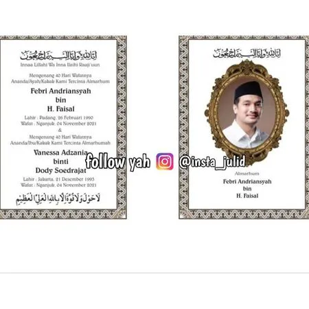 potret buku yasin keluarga Bibi Ardiansyah © berbagai sumber potret buku yasin keluarga Bibi Ardiansyah © berbagai sumber