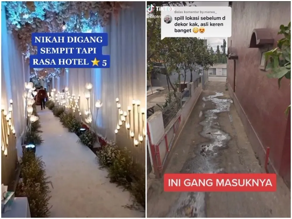nikah di gang sempit © 2021 TikTok nikah di gang sempit © 2021 TikTok