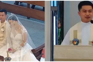 Momen pastor menikahkan mantan pacar dengan pria lain, canggung banget