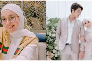 Dikira mahal, segini harga baju Lesty Kejora di acara 7 bulanan Aurel