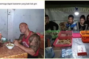 11 Editan foto makan bareng artis terkenal ini hasilnya bikin ngakak