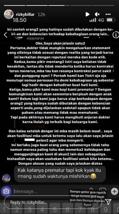 rizky billar kesal anaknya disinggung © 2021 Instagram rizky billar kesal anaknya disinggung © 2021 Instagram