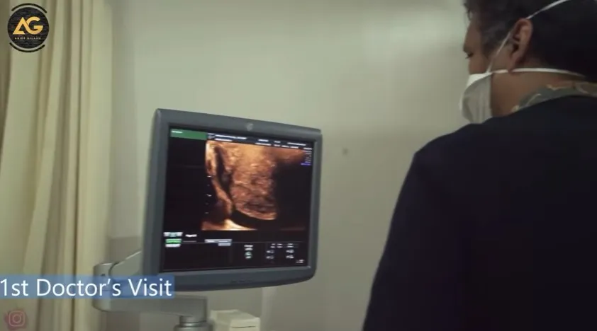 momen Adiezty dan Gilang Dirga cek kandungan © YouTube