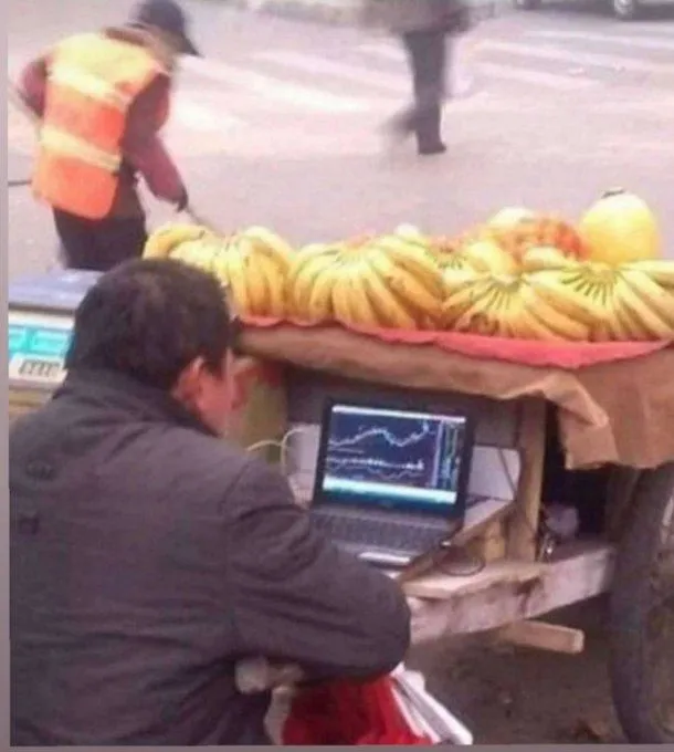 pedagang jualan canggih abis © berbagai sumber